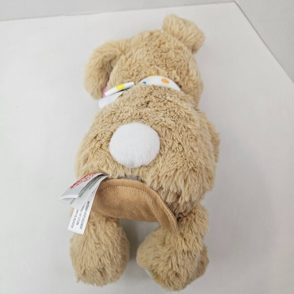 Cuddle Barn Bunny Chick Plush Tan Yellow Stuffed Animated Easter Musical Works - Picture 9 of 15